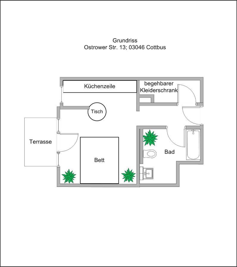Black & Wood Design Im Zentrum * Cottbus